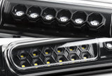 1997-1999 Ford F-250 / 2000-2005 Excursion 30-LED 3RD Brake Light Rear Stop Lamp - Black Housing Clear Lens