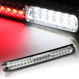 1997-1999 Ford F-250 / 2000-2005 Excursion 30-LED 3RD Brake Light Rear Stop Lamp - Chrome Housing Clear Lens