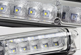 1997-1999 Ford F-250 / 2000-2005 Excursion 16-LED 3RD Brake Light Rear Stop Lamp - Chrome Housing Clear Lens