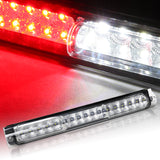 1997-1999 Ford F-250 / 2000-2005 Excursion 16-LED 3RD Brake Light Rear Stop Lamp - Chrome Housing Clear Lens