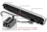 1997-1999 Ford F-250 / 2000-2005 Excursion 18-LED 3RD Brake Light Rear Stop Lamp - Black Housing Clear Lens