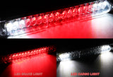 1997-1999 Ford F-250 / 2000-2005 Excursion 18-LED 3RD Brake Light Rear Stop Lamp - Black Housing Clear Lens