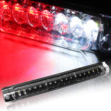 1997-1999 Ford F-250 / 2000-2005 Excursion 18-LED 3RD Brake Light Rear Stop Lamp - Black Housing Clear Lens
