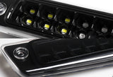 1994-2001 Dodge Ram 1500 2500 3500 24-LED 3RD Brake Light Rear Stop Lamp - Black Housing Clear Lens