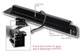 1994-2001 Dodge Ram 1500 2500 3500 24-LED 3RD Brake Light Rear Stop Lamp - Black Housing Clear Lens