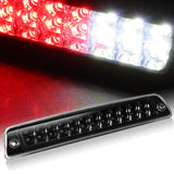 1994-2001 Dodge Ram 1500 2500 3500 24-LED 3RD Brake Light Rear Stop Lamp - Black Housing Clear Lens