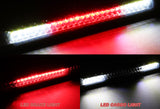2004-2015 Nissan Titan / Frontier LED 3RD Brake Light Rear Stop Lamp - Black Housing Clear Lens