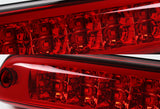 2004-2012 GMC Canyon LED 3RD Brake Light Rear Stop Lamp - Chrome Housing Red Lens