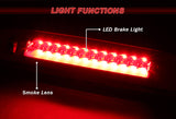 2003-2016 Ford Expedition LED 3RD Brake Light Rear Stop Lamp - Chrome Housing Smoked Lens