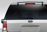 2003-2016 Ford Expedition LED 3RD Brake Light Rear Stop Lamp - Chrome Housing Red Lens