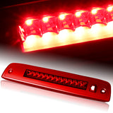 2003-2016 Ford Expedition LED 3RD Brake Light Rear Stop Lamp - Chrome Housing Red Lens