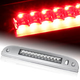 2008-2012 Ford Escape LED 3RD Brake Light Rear Stop Lamp - Chrome Housing Clear Lens