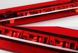 2013-2018 Ford Escape LED 3RD Brake Light Rear Stop Lamp - Chrome Housing Red Lens