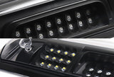 For 2014 – 2018 Chevrolet Chevy Silverado / GMC Sierra LED Third Brake Light with Integrated Cargo Lamp - Black Housing Clear Lens