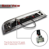 For 2014 – 2018 Chevrolet Chevy Silverado / GMC Sierra Chrome Housing LED Third Brake Light with Integrated Cargo Lamp