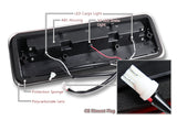 2004-2008 Ford F150 F-150 LED Third Brake Light with Cargo Light - Black Housing Clear Lens
