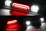 2004-2008 Ford F150 F-150 LED Third Brake Light with Cargo Light - Black Housing Clear Lens