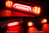 2004-2008 Ford F150 F-150 LED Third Brake Light with Cargo Light - Chrome Housing Red Lens