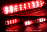 1999-2016 Ford Super Duty LED Third Brake Light with Cargo Light - Chrome Housing Red Lens