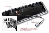 2004-2008 Ford F-150 F150 / Lobo LED Third Brake Light with Cargo Light - Black Housing Clear Lens