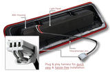 2004-2008 Ford F-150 F150 / Lobo LED Third Brake Light with Cargo Light - Chrome Housing Red Lens