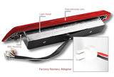 2009-2014 Ford F-150 F150 LED Third Brake Light with Cargo Light - Chrome Housing Red Lens