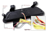2015-2018 Ford Mustang LED Third Brake & Reverse Light - Chrome Housing Red Lens