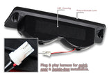 1987-1993 Ford Mustang LX LED Third Spoiler Brake Light - Black Housing Smoked Lens