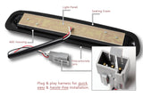 1993-2011 Ford Ranger LED Third Brake Light with Cargo Light - Chrome Housing Smoked Lens