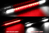 1988-2000 Chevrolet GMC C/K C10 C1500 C2500 C3500 LED Third Brake Light with Cargo Light - Black Housing Clear Lens