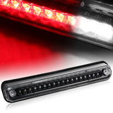 1988-2000 Chevrolet GMC C/K C10 C1500 C2500 C3500 LED Third Brake Light with Cargo Light - Black Housing Clear Lens