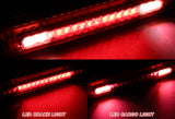 1988-2000 Chevrolet GMC C/K C10 C1500 C2500 C3500 LED Third Brake Light with Cargo Light - Chrome Housing Red Lens