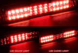 1999-2006 GMC Sierra LED Third Brake Light with Cargo Light - Chrome Housing Red Lens
