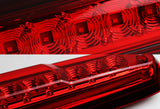 2007-2013 Silverado / Sierra LED Third Brake Light with Cargo Light - Chrome Housing Red Lens
