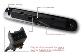 2007-2013 Silverado / Sierra LED Third Brake Light with Cargo Light - Chrome Housing Clear Lens