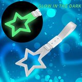 5-Star Glow-in-the-Dark JDM Tsurikawa Drift Handle Strap – Universal Car Interior Hanging Charm, White Ring & Silver Nylon X1