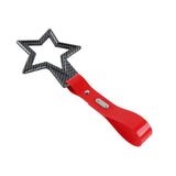 5-Star JDM Tsurikawa Drift Handle Strap – Universal Car Interior Hanging Charm, Carbon Fiber Style Ring & Red PVC X2