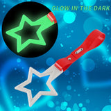 5-Star Glow-in-the-Dark JDM Tsurikawa Drift Handle Strap – Universal Car Interior Hanging Charm, White Ring & Red PVC X1