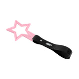 5-Star JDM Tsurikawa Drift Handle Strap – Universal Car Interior Hanging Charm, Pink Ring & Black PVC X1