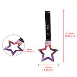 5-Star JDM Tsurikawa Drift Handle Strap – Universal Car Interior Hanging Charm, Galaxy Ring & Black PVC X1