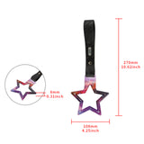 5-Star JDM Tsurikawa Drift Handle Strap – Universal Car Interior Hanging Charm, Galaxy Ring & Carbon Fiber Pattern PVC X2