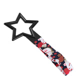 5-Star JDM Tsurikawa Drift Subway Train Bus Handle – Universal Car Interior Hanging Charm, Black Ring & Bosozoku Black Cats Pattern Retro Nylon Strap X1