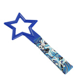 5-Star JDM Tsurikawa Drift Subway Train Bus Handle – Universal Car Interior Hanging Charm, Blue Ring & Bosozoku Blue Waves Pattern Retro Nylon Strap X1