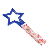5-Star JDM Tsurikawa Drift Subway Train Bus Handle – Universal Car Interior Hanging Charm, Blue Ring & Bosozoku Pink Flowers Pattern Retro Nylon Strap X1