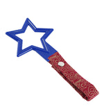 5-Star JDM Tsurikawa Drift Subway Train Bus Handle – Universal Car Interior Hanging Charm, Blue Ring & Bosozoku Red Clouds Pattern Retro Nylon Strap X1