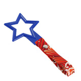 5-Star JDM Tsurikawa Drift Subway Train Bus Handle – Universal Car Interior Hanging Charm, Blue Ring & Bosozoku Red Waves Pattern Retro Nylon Strap X1