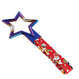 5-Star JDM Tsurikawa Drift Subway Train Bus Handle – Universal Car Interior Hanging Charm, Burnt Blue Ring & Bosozoku Red Dogs Pattern Retro Nylon Strap X1