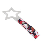 5-Star Glow-in-the-Dark JDM Tsurikawa Drift Subway Train Bus Handle – Universal Car Interior Hanging Charm, White Ring & Bosozoku Black Cats Pattern Retro Nylon Strap X1