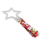 5-Star Glow-in-the-Dark JDM Tsurikawa Drift Subway Train Bus Handle – Universal Car Interior Hanging Charm, White Ring & Bosozoku Red Cats Pattern Retro Nylon Strap X1