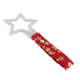 5-Star Glow-in-the-Dark JDM Tsurikawa Drift Subway Train Bus Handle – Universal Car Interior Hanging Charm, White Ring & Bosozoku Red Flowers Pattern Retro Nylon Strap X1